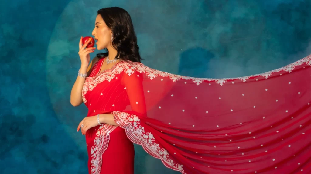 how to drape a saree